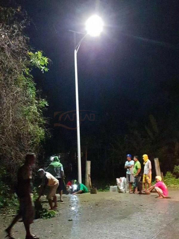 Lampadaire solaire tout-en-deux TECO 8 m - 50 W (Philippines)