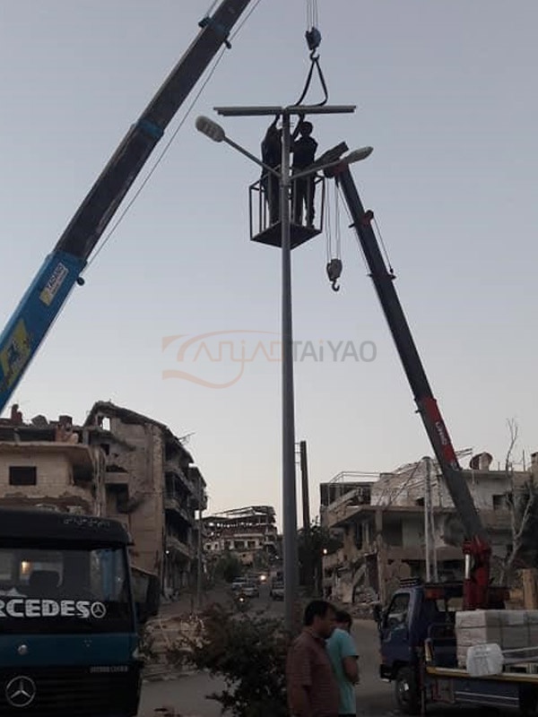 Syrie - Lumière LED 8M 80W avec batterie gel